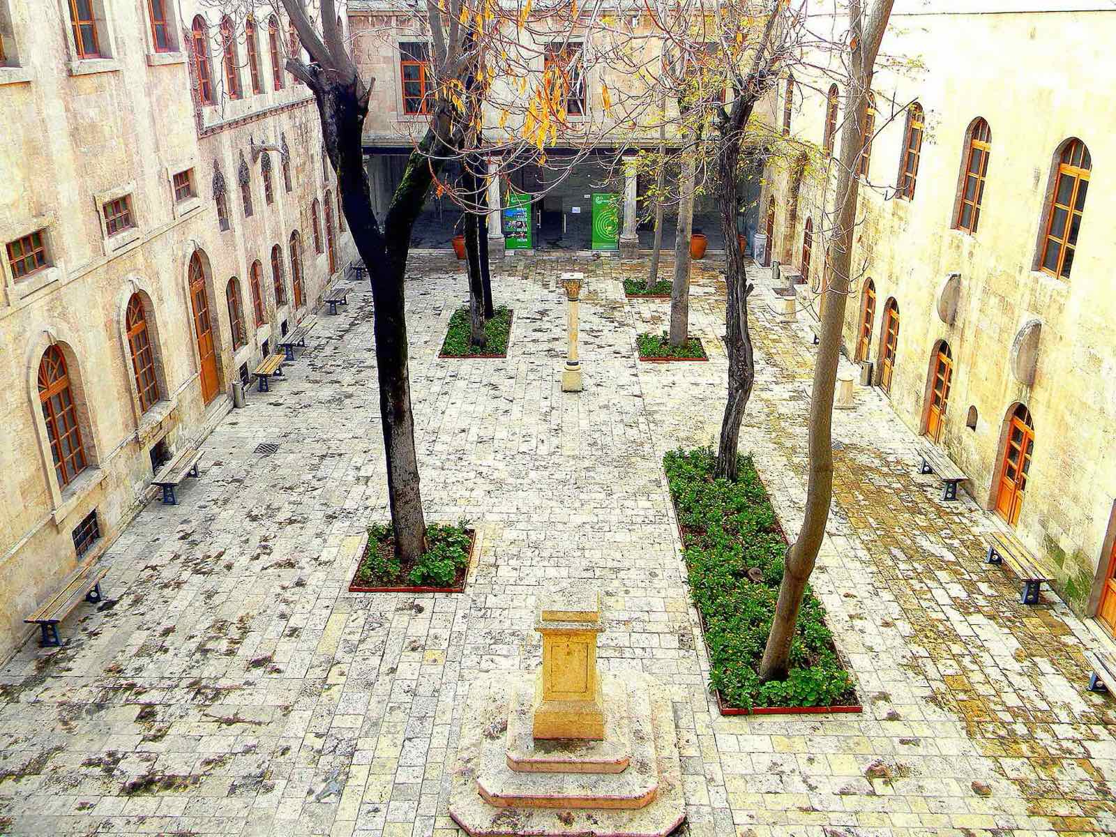 Stone houses in the old city of Aleppo